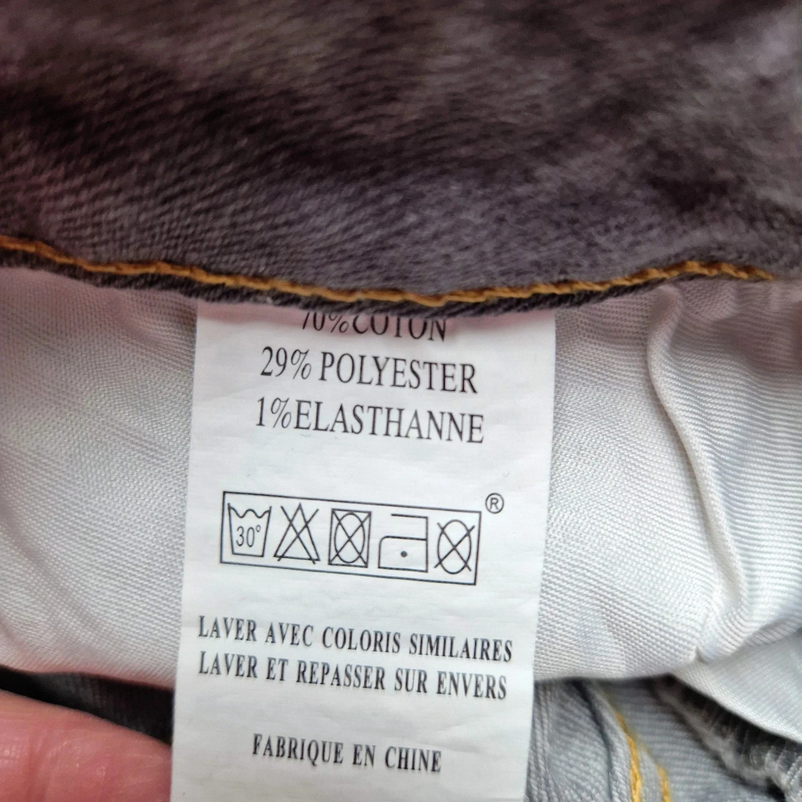 Jeans de corte reto – photo 4